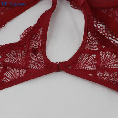 Plus Size Sexy Thin Lace Push Up Underwire Bra