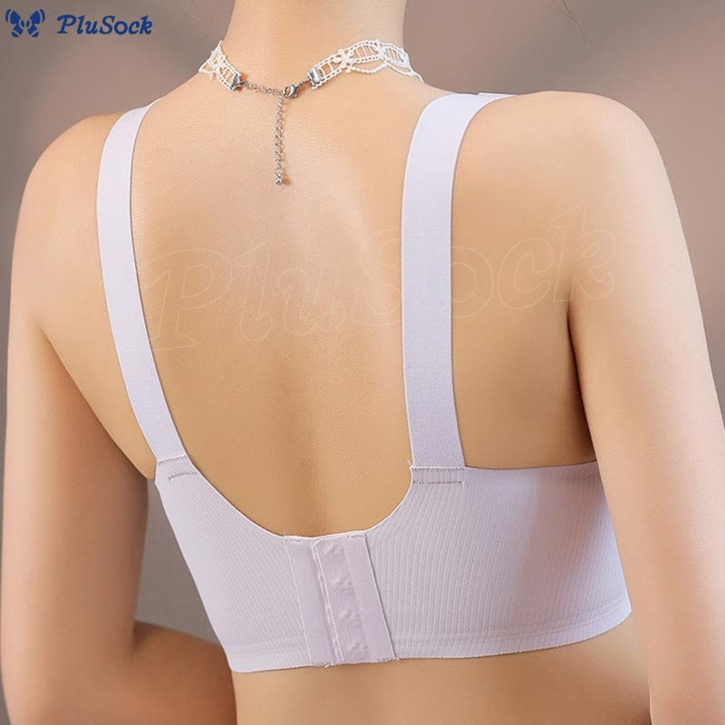 Plus Size Seamless Breathable Nursing Wireless Bra