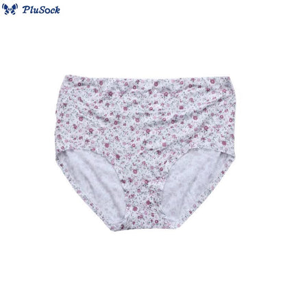 Plus Size Soft Comfortable Floral Panty(3 Packs)