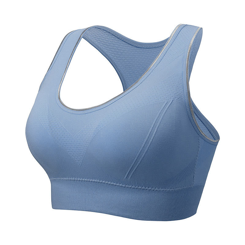 Plus Size Seamless Breathable Sports Yoga Wireless Bra