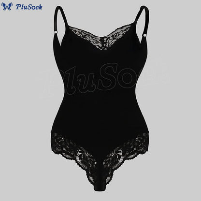 Lace T-back Crotch One-piece Camisole