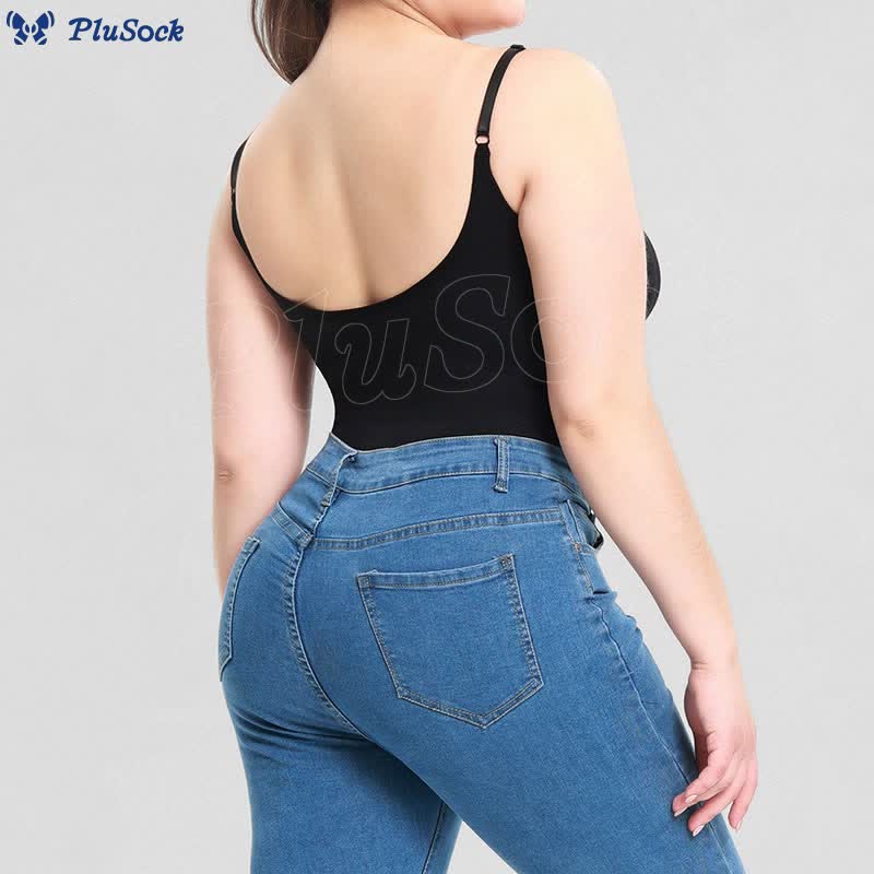 Lace T-back Crotch One-piece Camisole