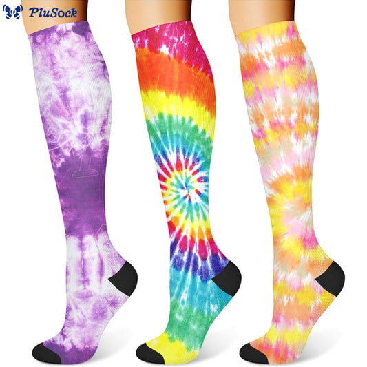 Radiant Ripple Compression Socks(3 Pairs)