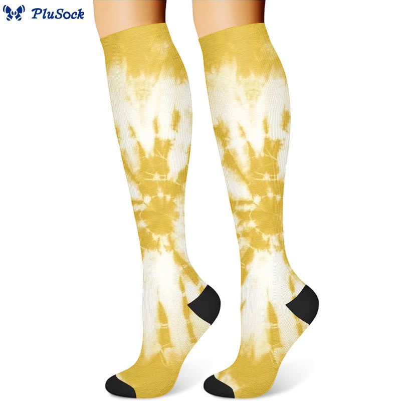 Ombre Tie Dye Compression Socks(3 Pairs)