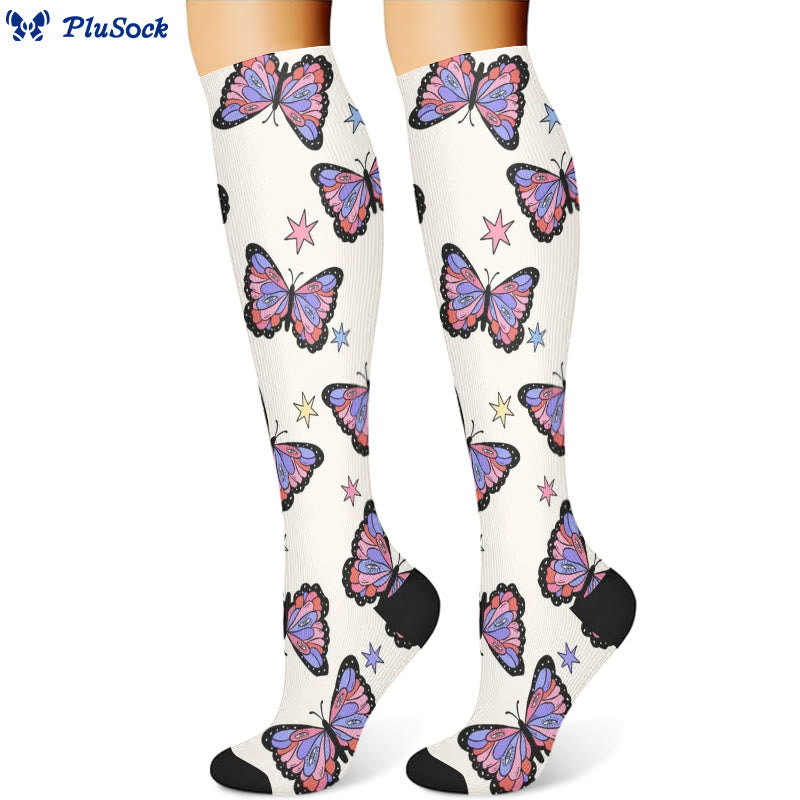 Butterfly Compression Socks(3 Pairs)