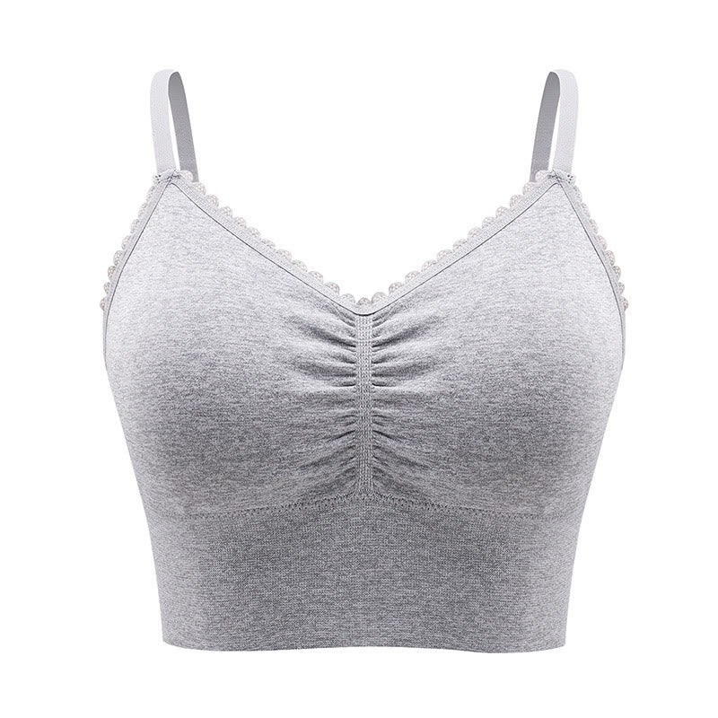 Plus Size Seamless One-piece Outerwear Wireless Bra