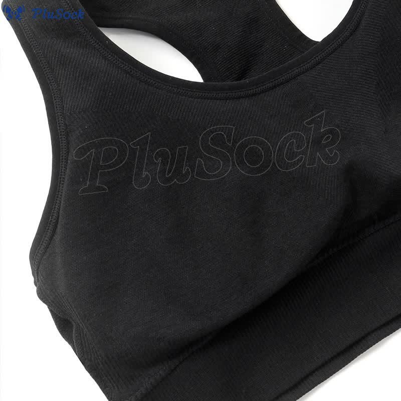 Plus Size Breathable Fitness Yoga Outer Wear Wireless Bra