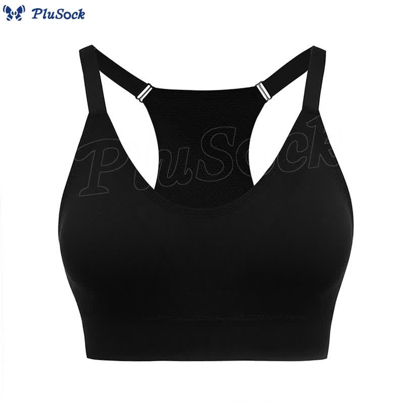 Plus Size Seamless Elastic One-piece Breathable Wire-free Bra