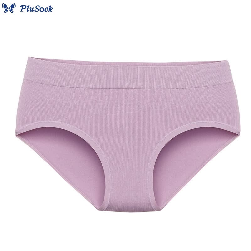 Plus Size Pure Color Breathable Seamless Panty(3 Packs)