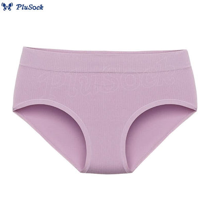 Plus Size Pure Color Breathable Seamless Panty(3 Packs)