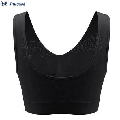 Plus Size Breathable Sports Wireless Bra