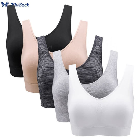 Plus Size Breathable Sports Wireless Bra