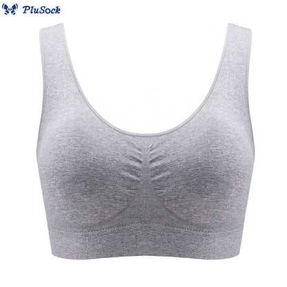 Plus Size Breathable Sports Wireless Bra