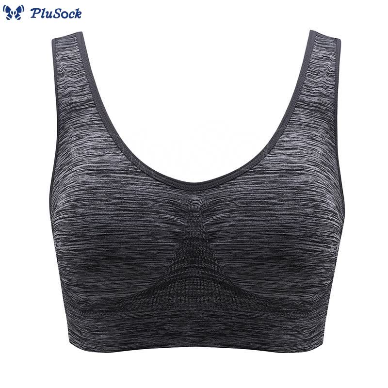 Plus Size Breathable Sports Wireless Bra