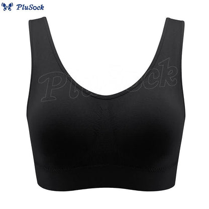 Plus Size Breathable Sports Wireless Bra