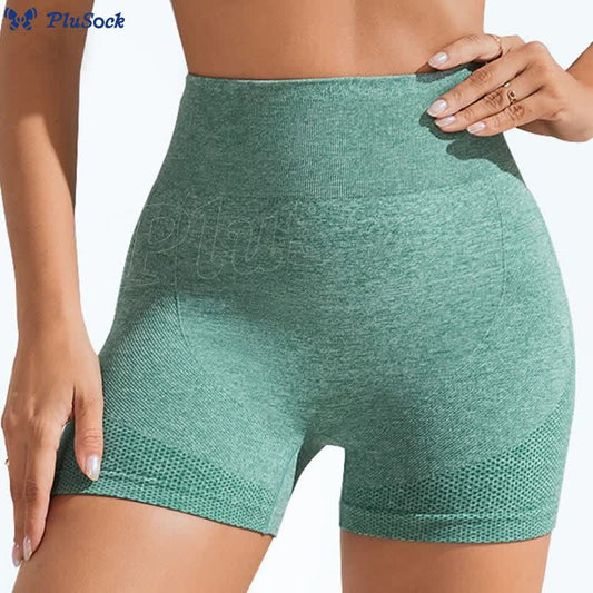 Seamless High Elastic High Waist Yoga Shorts