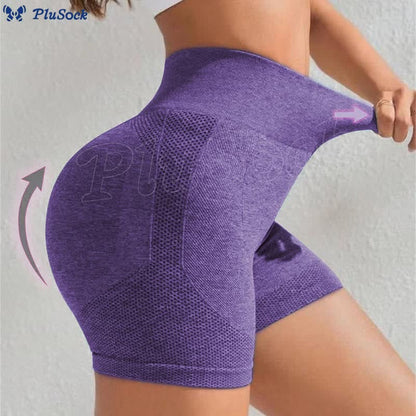 Seamless High Elastic High Waist Yoga Shorts