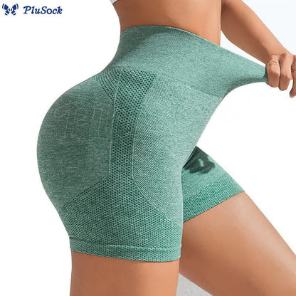 Seamless High Elastic High Waist Yoga Shorts