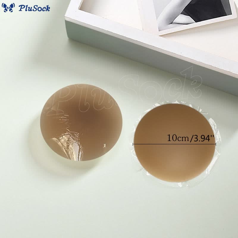 Thin Solid Silicone Nipple Cover(2 Pairs)