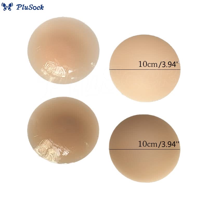 Thin Solid Silicone Nipple Cover(2 Pairs)