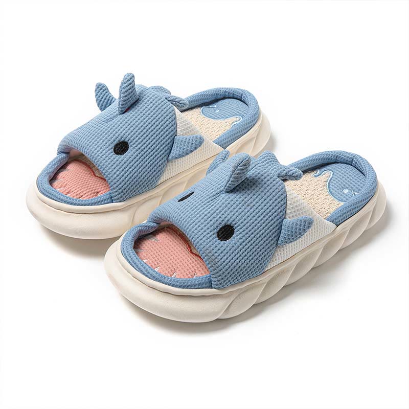 Plus Size Shark Slippers