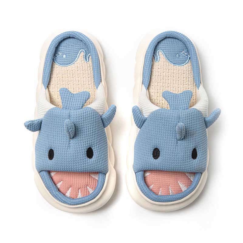 Plus Size Shark Slippers