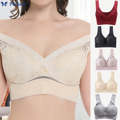 Thin Cup Lace Wire-free Tank Bra