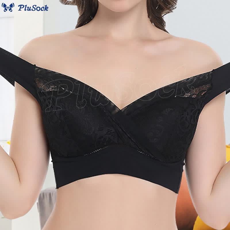 Thin Cup Lace Wire-free Tank Bra