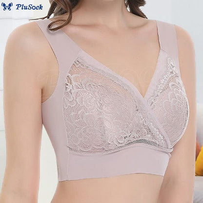 Thin Cup Lace Wire-free Tank Bra