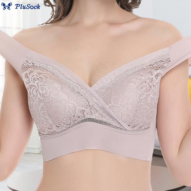 Thin Cup Lace Wire-free Tank Bra