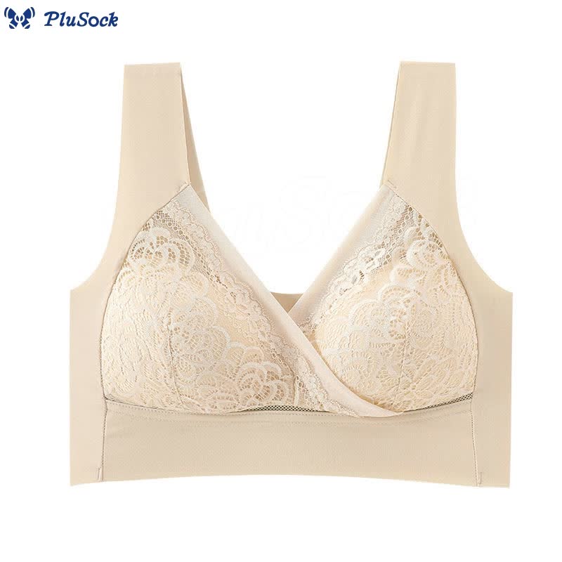 Thin Cup Lace Wire-free Tank Bra