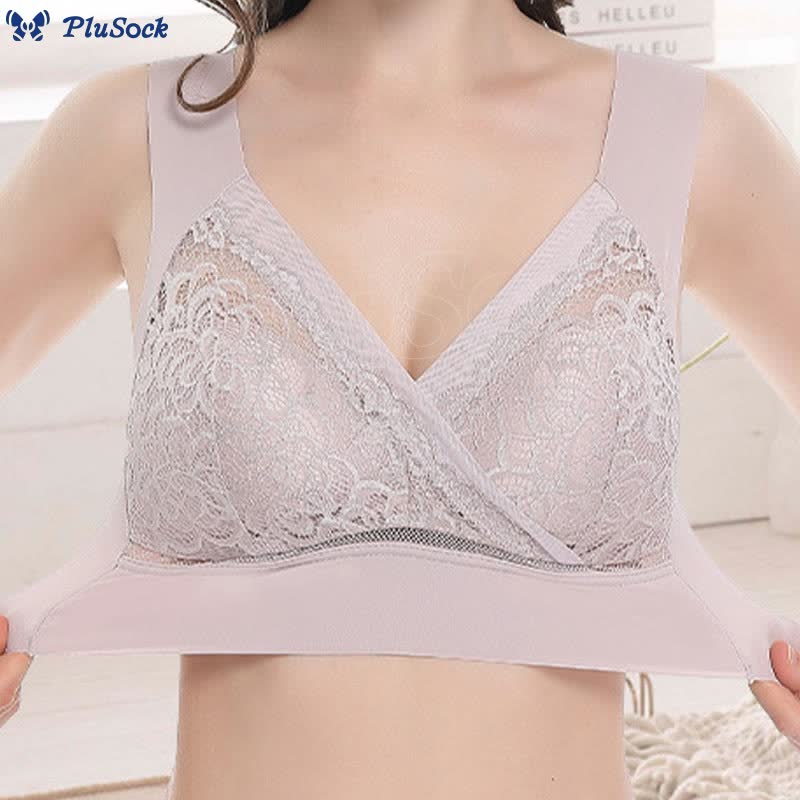 Thin Cup Lace Wire-free Tank Bra