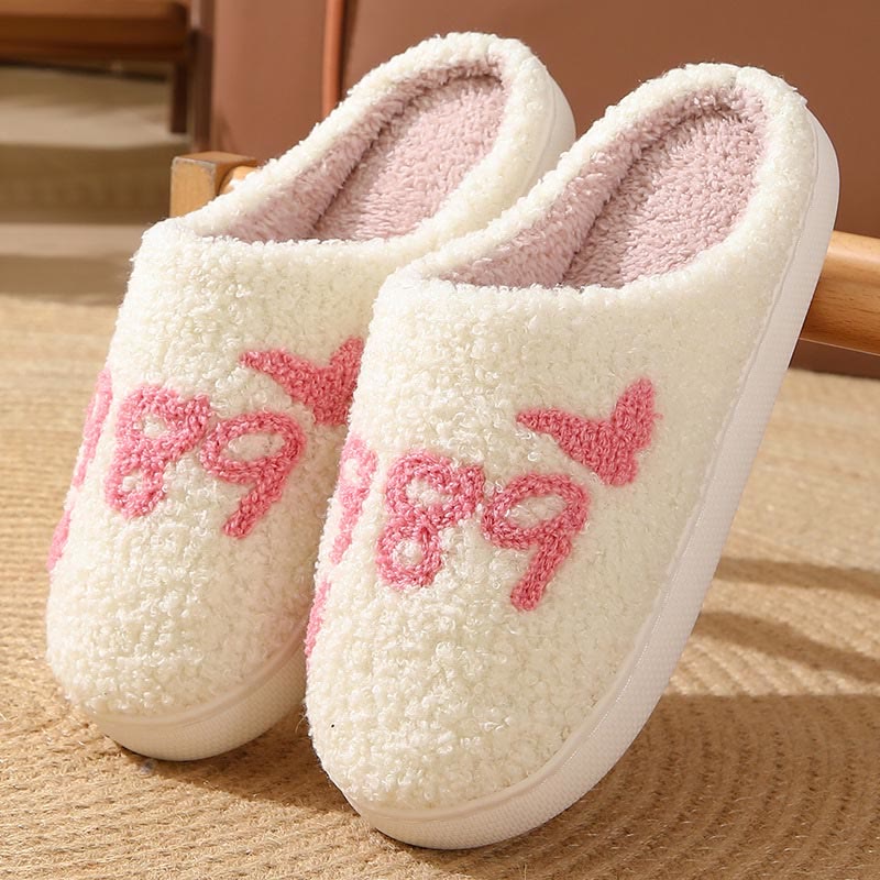 Plus Size Number Slippers