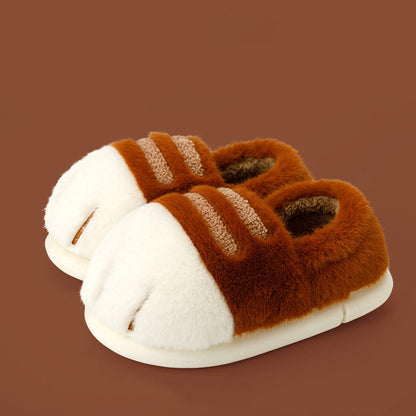 Plus Size Funny Animal Paw Novelty Slippers