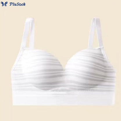 French Stripe Comfortable Wireless Bra(2 Packs)