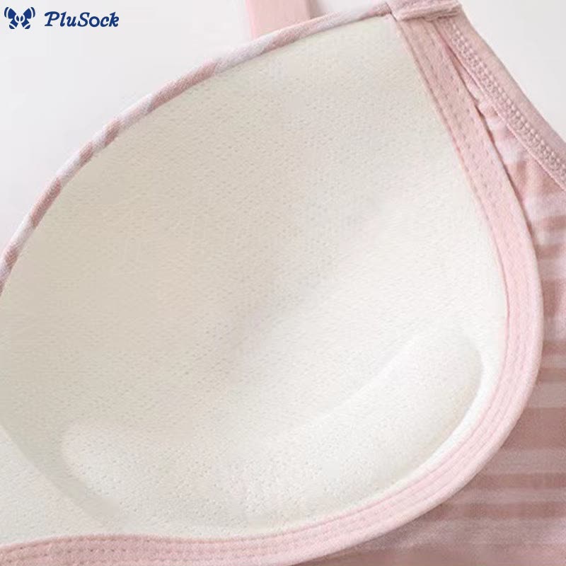 French Stripe Comfortable Wireless Bra(2 Packs)