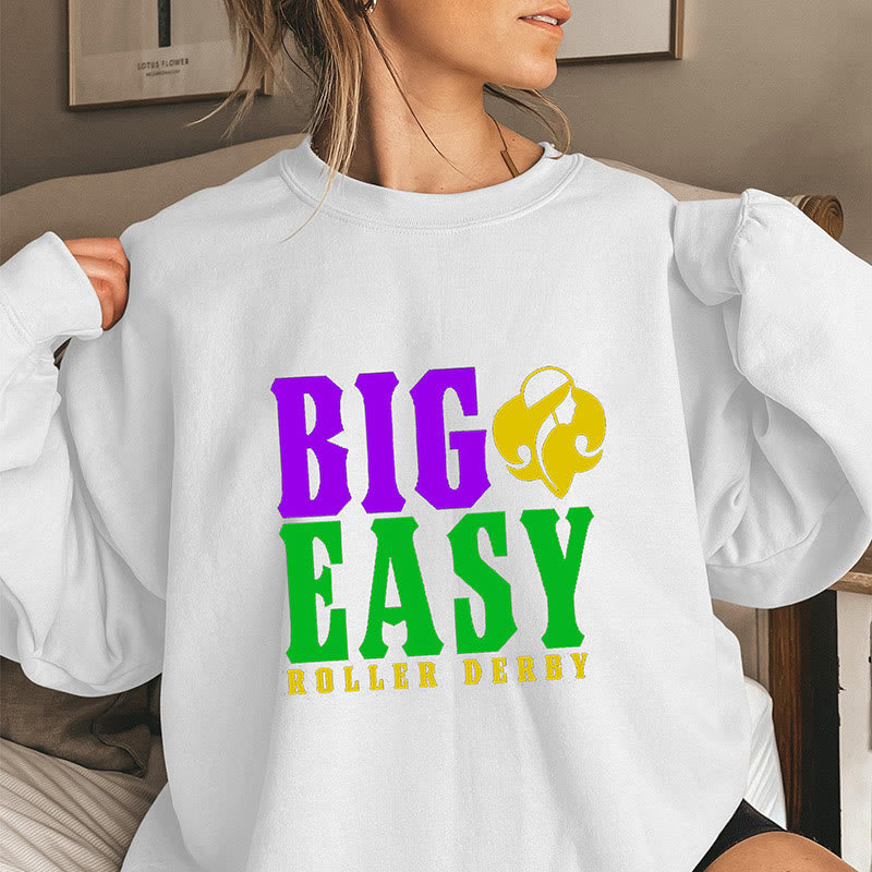 Plus Size Big Easy Roller Derby Sweatshirt