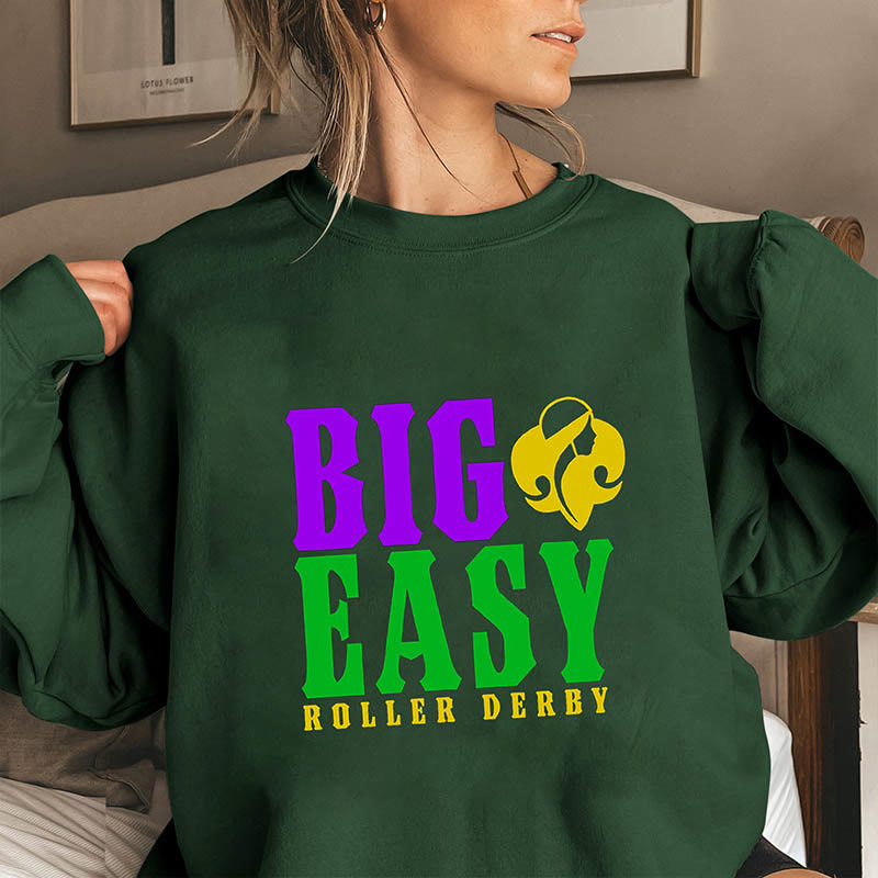 Plus Size Big Easy Roller Derby Sweatshirt