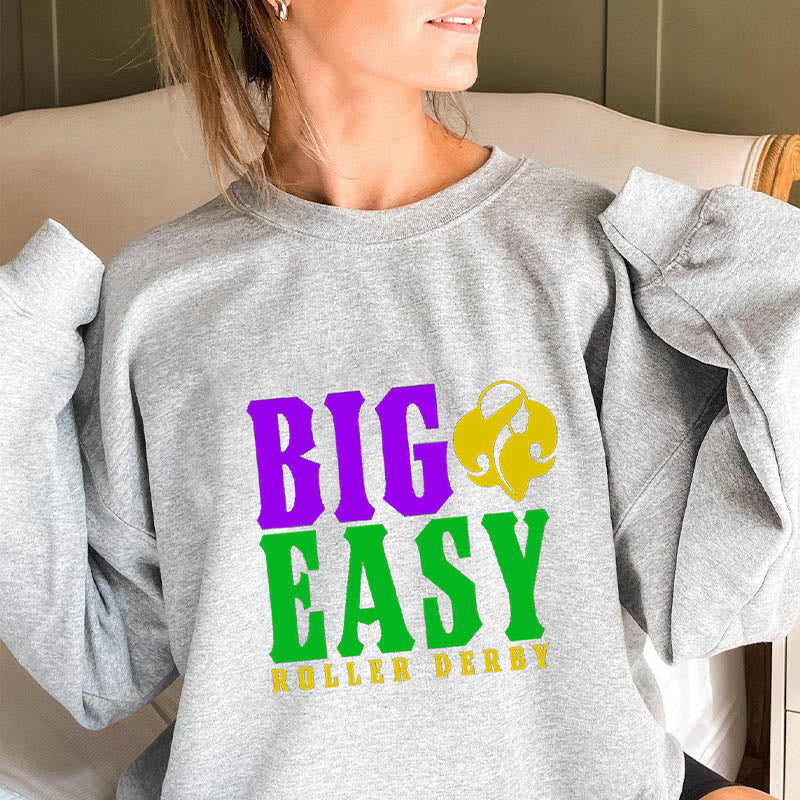 Plus Size Big Easy Roller Derby Sweatshirt