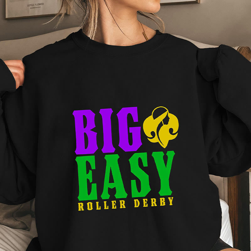 Plus Size Big Easy Roller Derby Sweatshirt