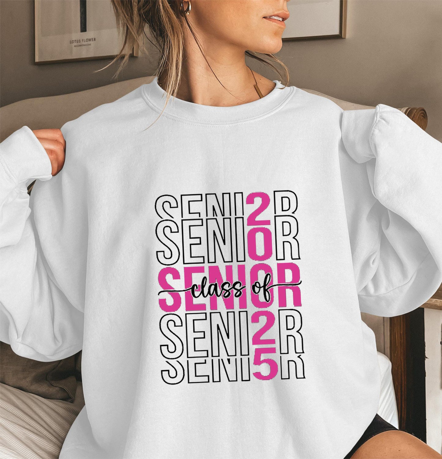 Plus Size Senior Class Sweatshirt