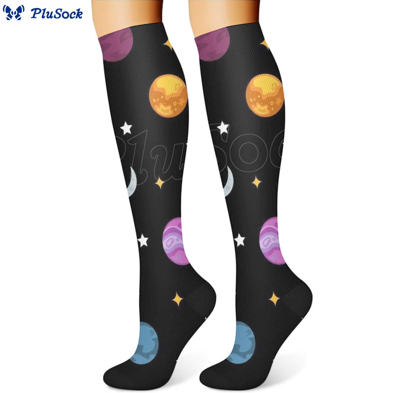 Universe Planet Compression Socks(3 Pairs)