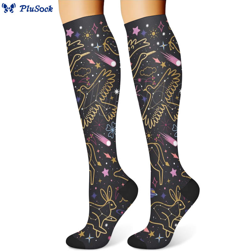 Universe Planet Compression Socks(3 Pairs)