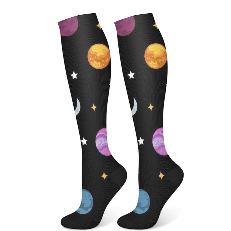 Universe Planet Compression Socks(3 Pairs)