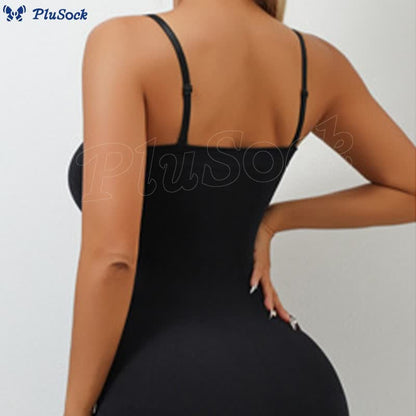 Sexy Seamless Suspender One-piece Hip Skirt