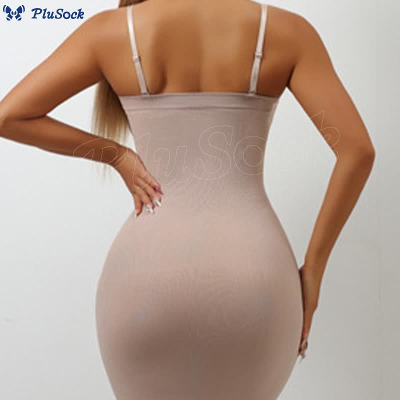 Sexy Seamless Suspender One-piece Hip Skirt