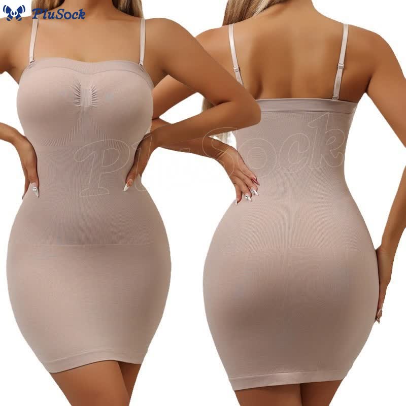 Sexy Seamless Suspender One-piece Hip Skirt