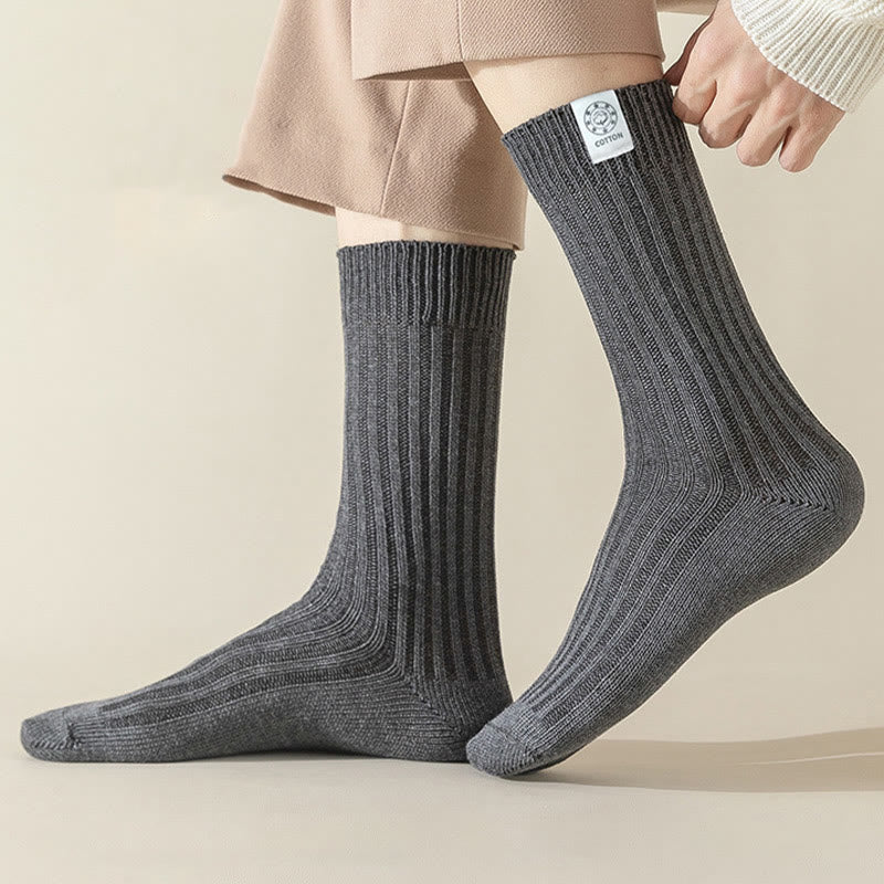 Plus Size French Casual Quarter Socks(5 Pairs)