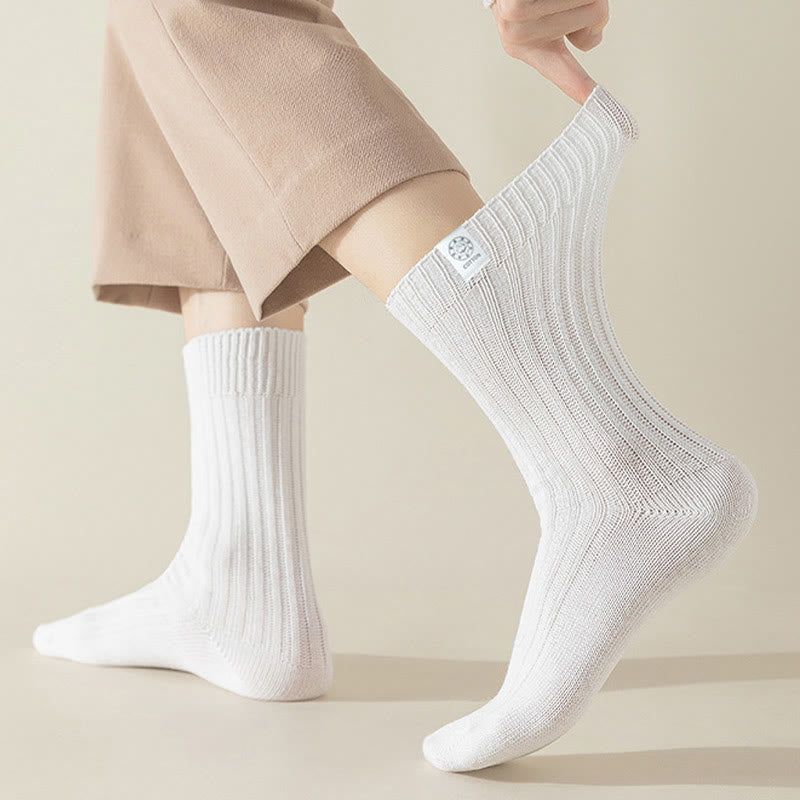 Plus Size French Casual Quarter Socks(5 Pairs)