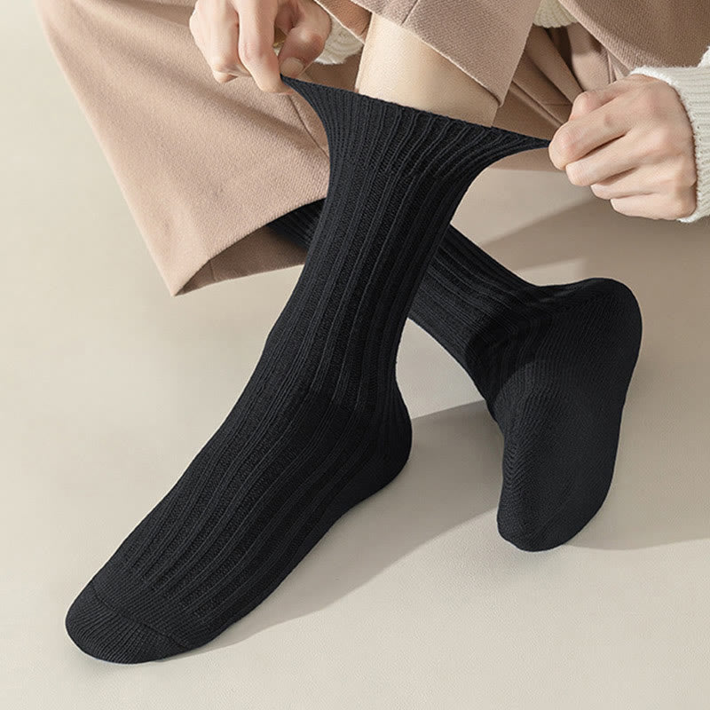 Plus Size French Casual Quarter Socks(5 Pairs)